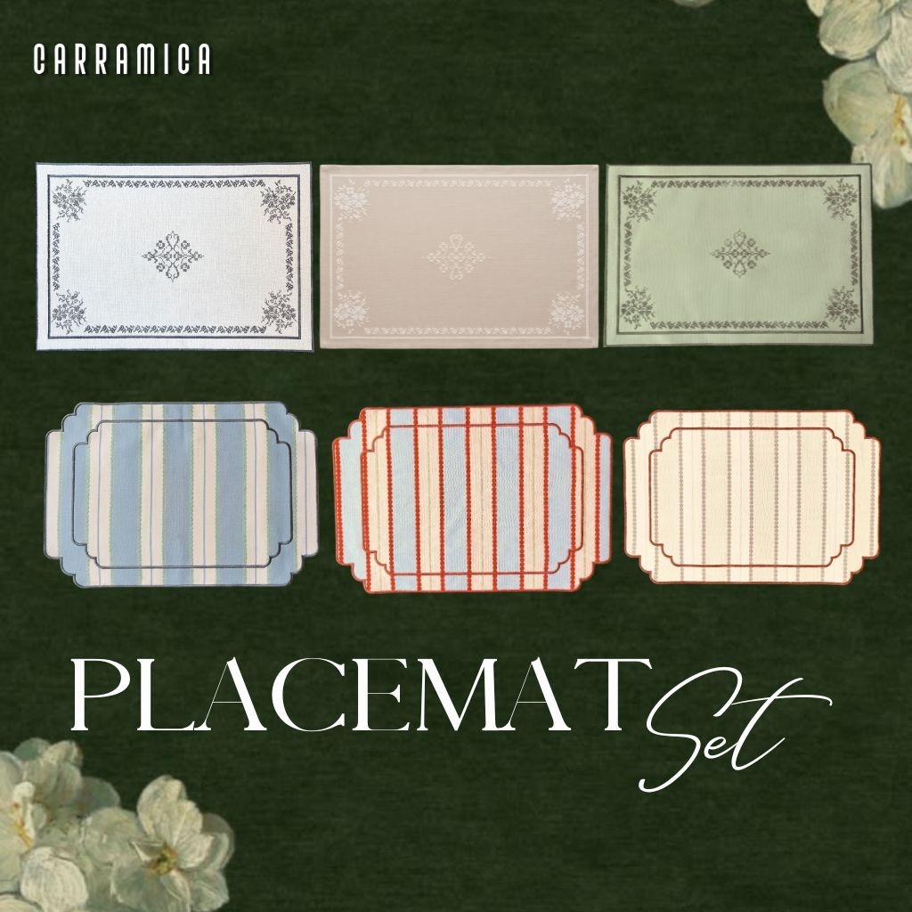 Carramica Placemats Series Cattoon Canvas CCP