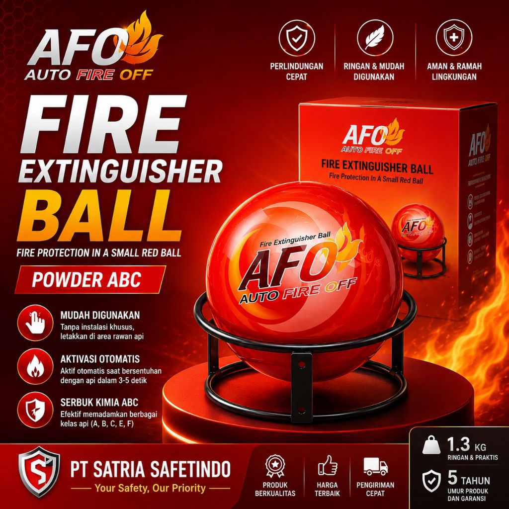 AFO Fire Ball Fire Extinguisher Original Berkualis