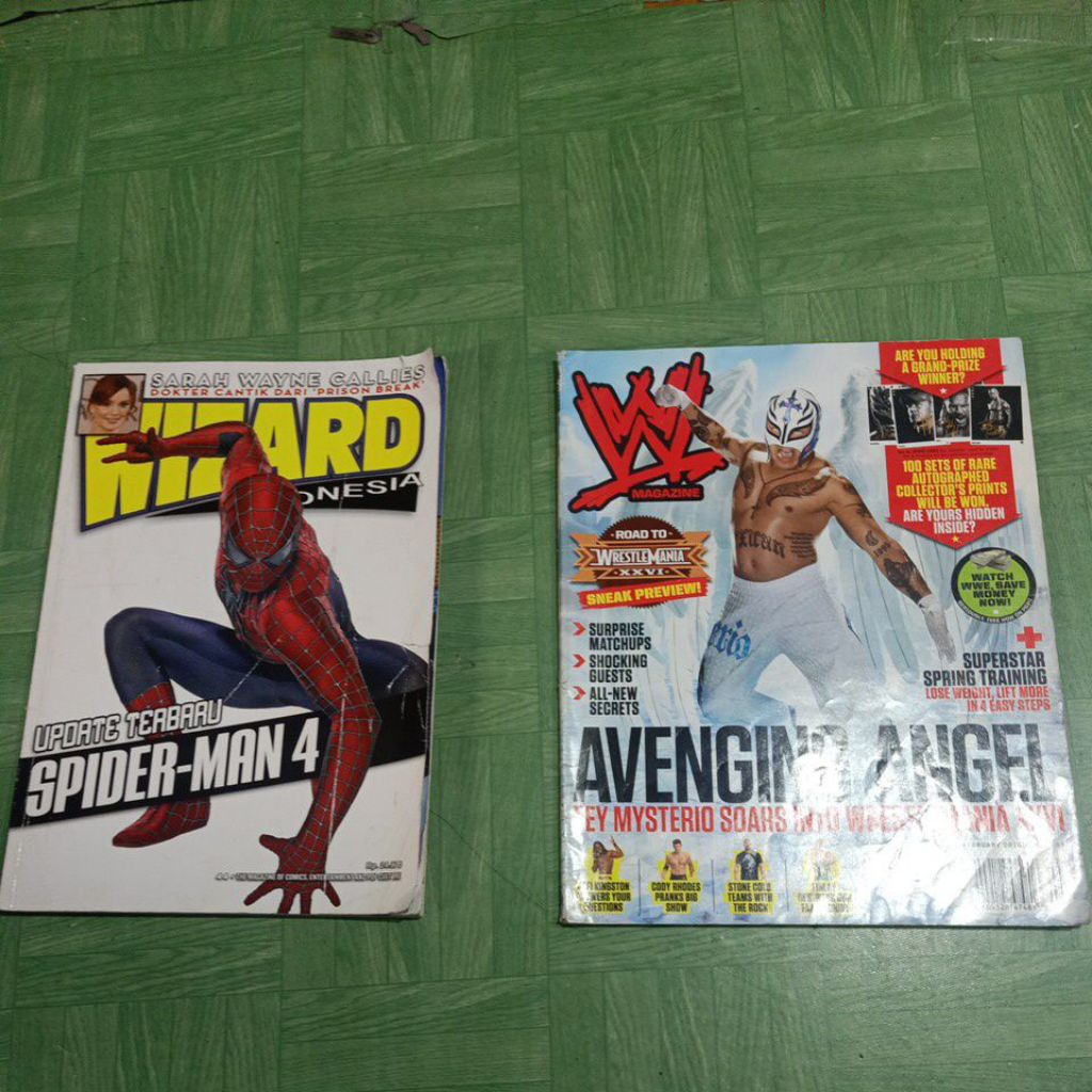buku majalah WIZARD DAN MAGAZINE variasi