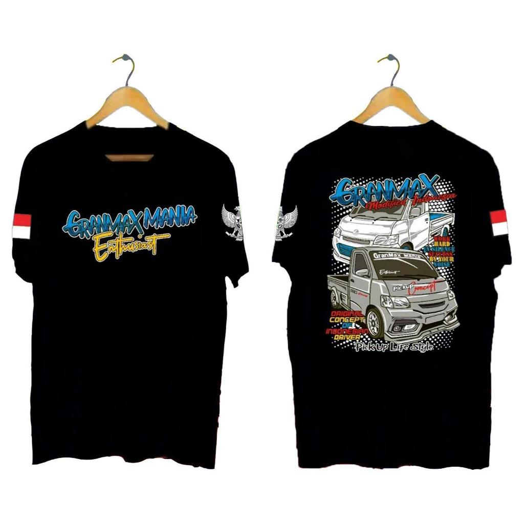 KAOS PRIA DISTRO DTF GRANMAX MANIA INDONESIA | KaosLucu.ID