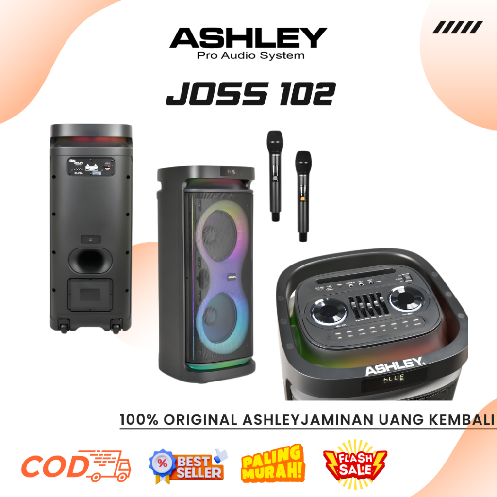 Ashley Joss 102 Speaker Party Box Super Bass