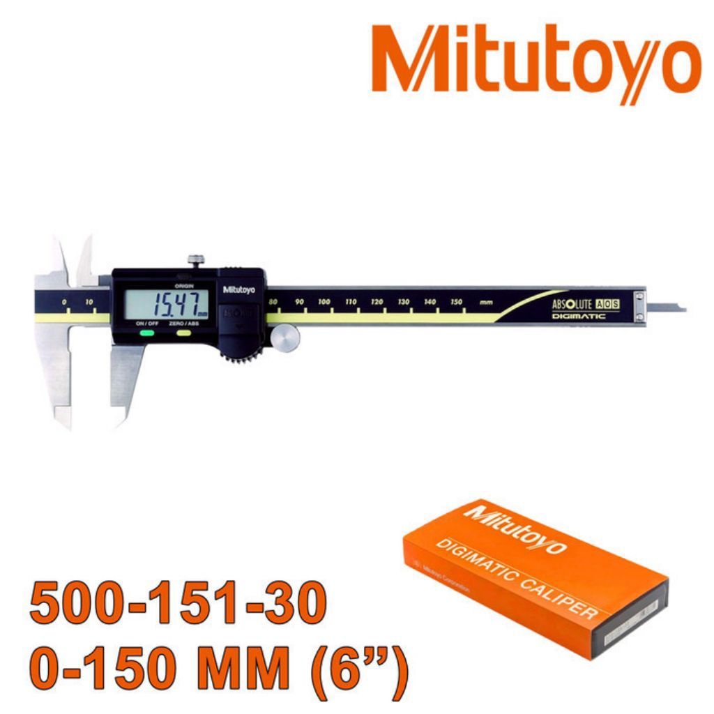 VERNIER CALIPER MITUTOYO - SIGMAT DIGITAL MITUTOYO 0-150 MM - 150 mm