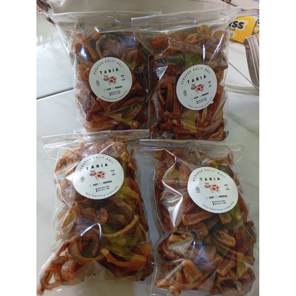 Kerupuk Kulit Sapi Khas Lombok 500gr (Original)
