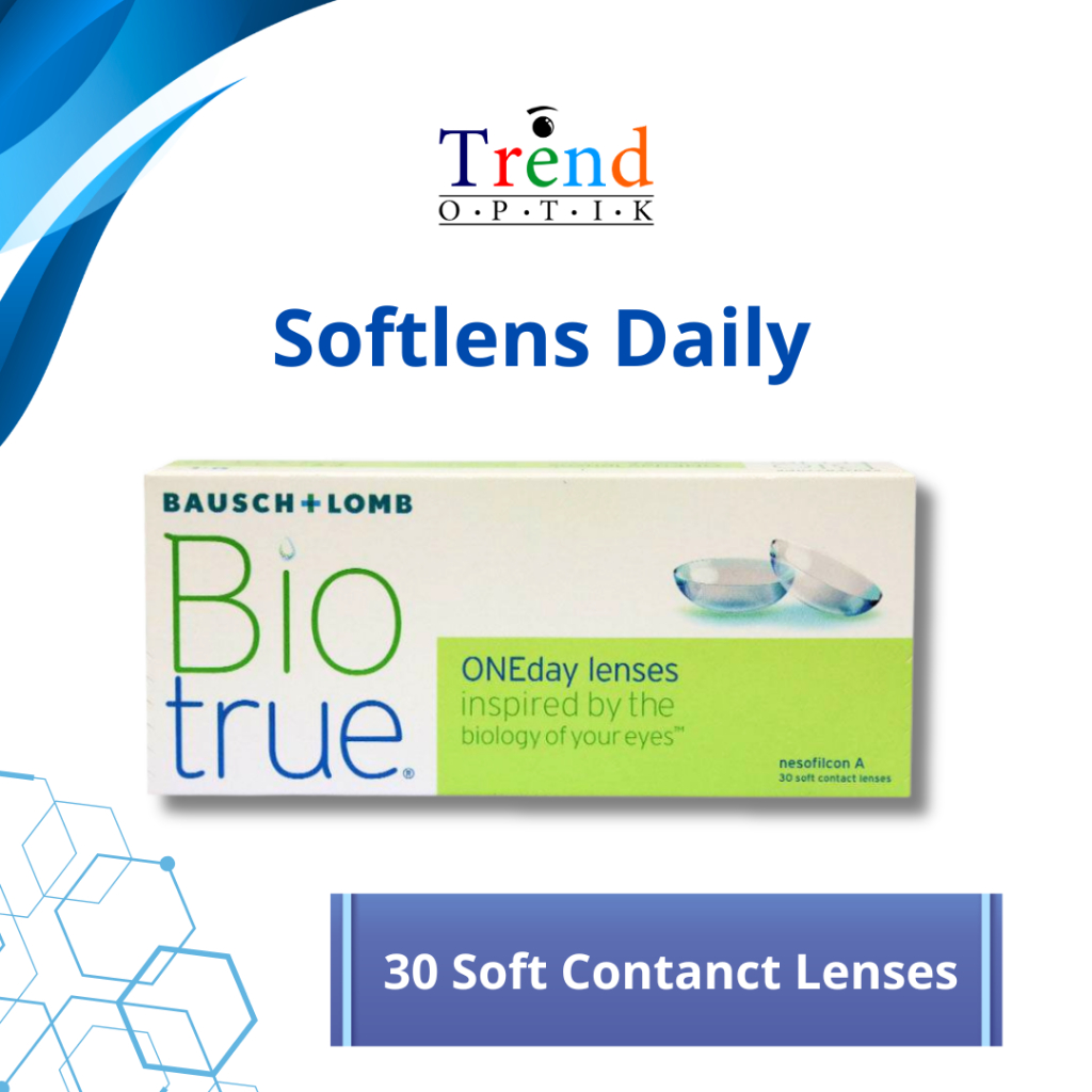 BIO TRUE DAILY/ SOFTLENS BENING | SOFTLENS HARIAN | BAUSCH+LOMB BIO TRUE DAILY