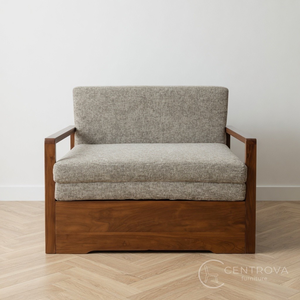 SOFA BED MINIMALIS | SOFA BED JATI  ROTAN | CENTROVA FURNITURE