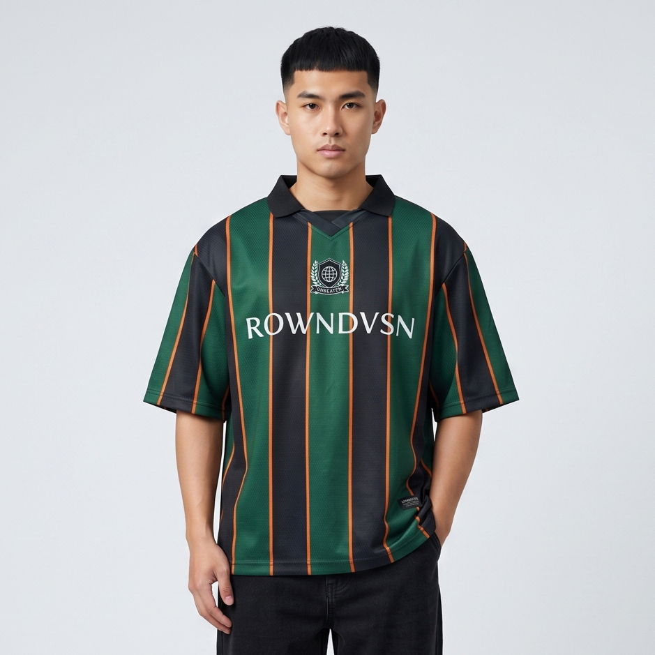 [5.5] Rown Division Kaos Jersey Oversize || Glorian Green Black