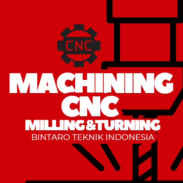 Pembuatan Sparepart CNC Custom | Milling Bubut Aluminium Stainless Steel , Kuningan ,  Besi Baja | P