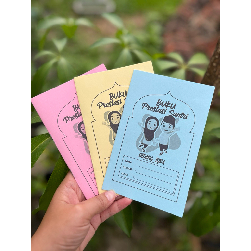 buku prestasi santri untuk anak TPQ/TPA