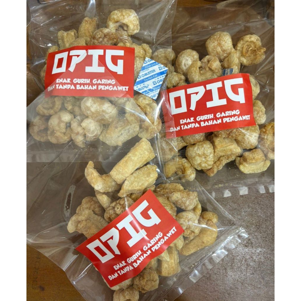 Kerupuk babi samcan/cu jiu ca berat 150gr