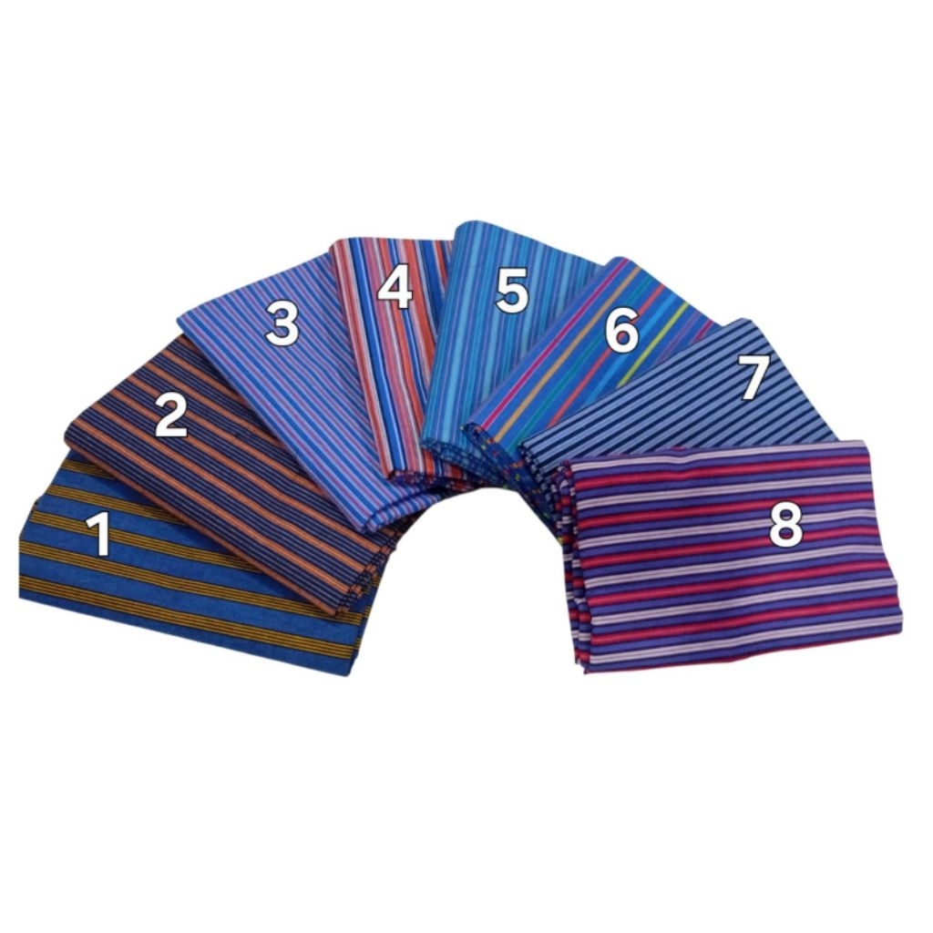 kain lurik prasojo motif garis/ASLI MURAH ADEM KATUN LEMBUT