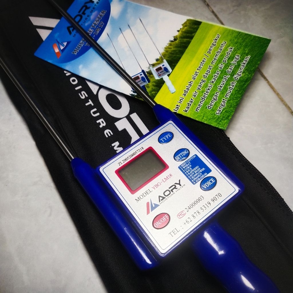 AORY LM-18 (Tester kadar air jagung, beras, gabah, kedelai, dll)