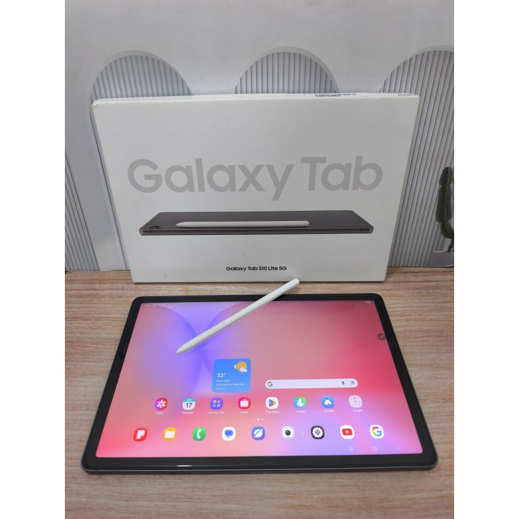 SAMSUNG GALAXY TAB S10 LITE 5G 6/128 CELLULER SECOND LIKE NEW GARANSI RESMI