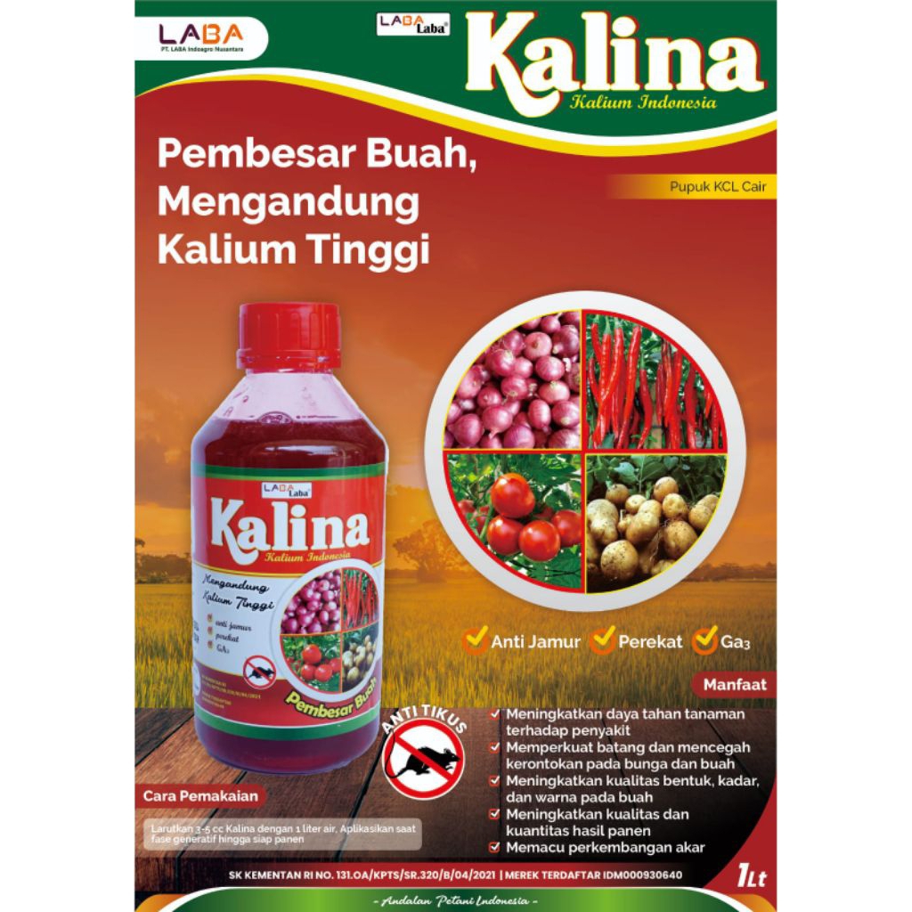Kalina Pupuk KCL cair