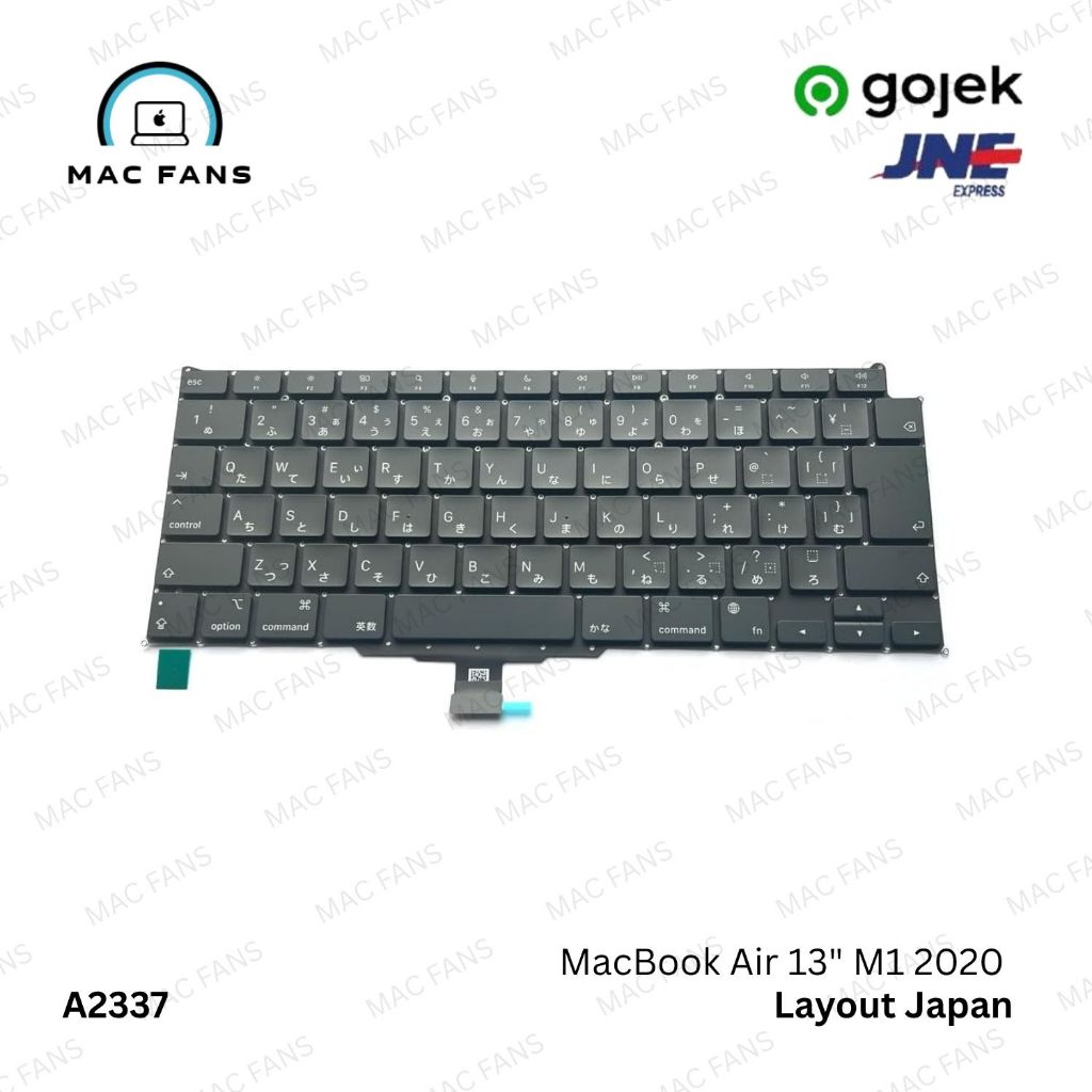 Keyboard MacBook Air 13" M1 A2337 2020 Layout Japan