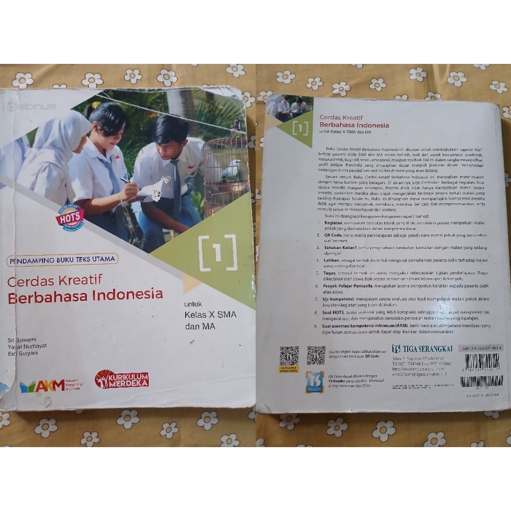 Preloved Buku Bahasa Indonesia SMA/MA Kelas X Kurikulum Merdeka/Kurmer – Tiga Serangkai Pustaka Mand