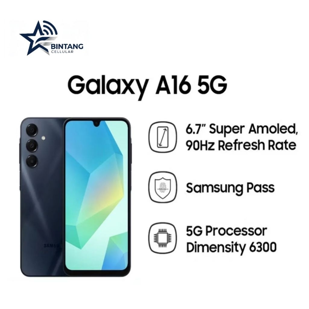 HP SAMSUNG GALAXY A16 5G 8/256GB - SAMSUNG A16 5G RAM 8GB INTERNAL 256GB