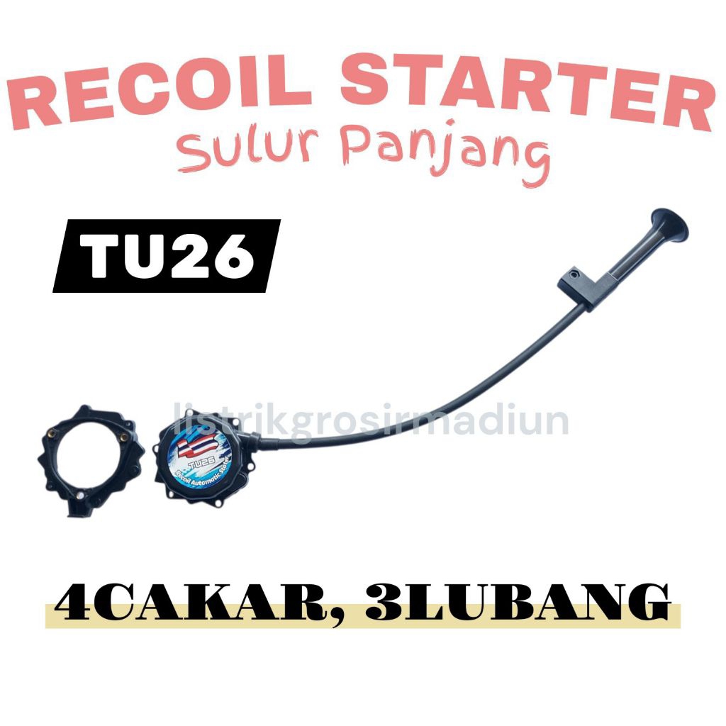 RECOIL STARTER SULUR PANJANG TU26 /automatic starter sprayer 2tak