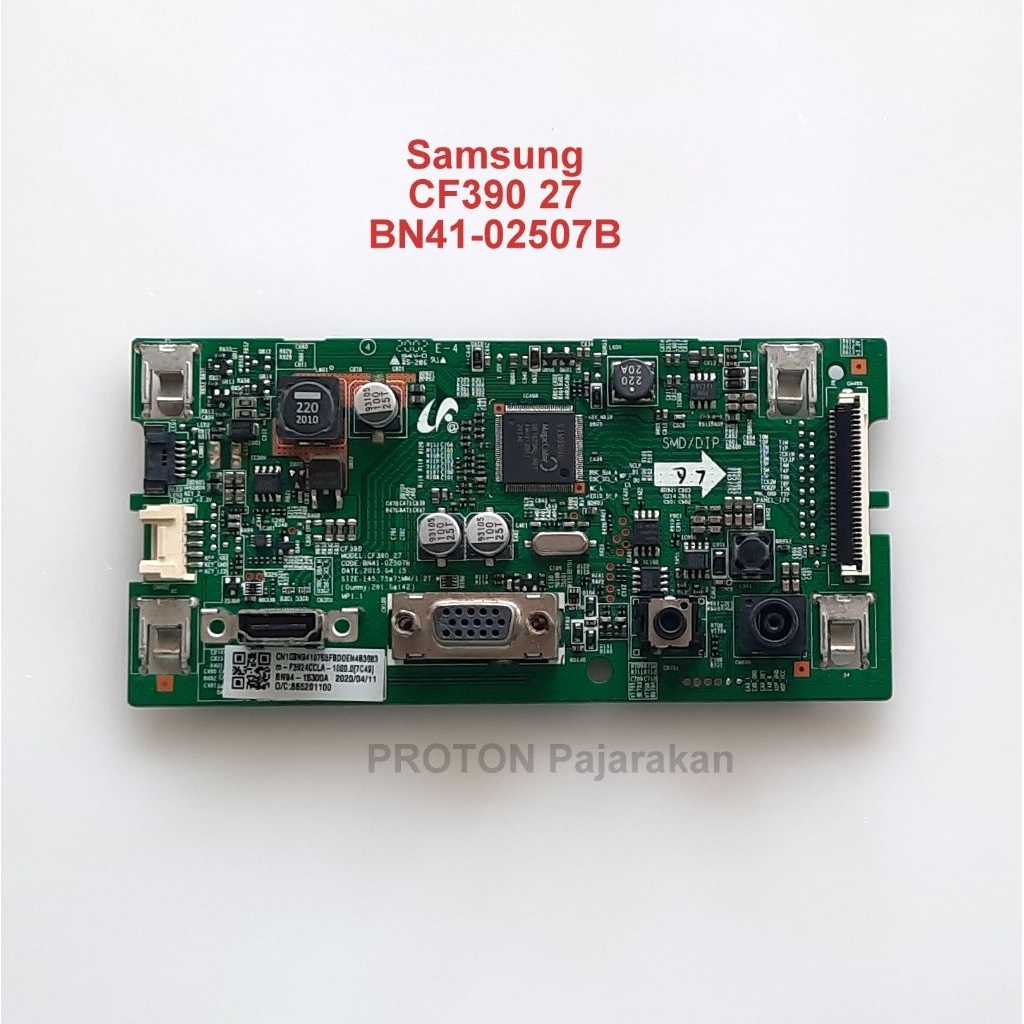 Mainboard LED Samsung Curved Monitor C24F390FHE LC24F390FHEXXD C24F390FH C24F390 Mesin Matherboard C