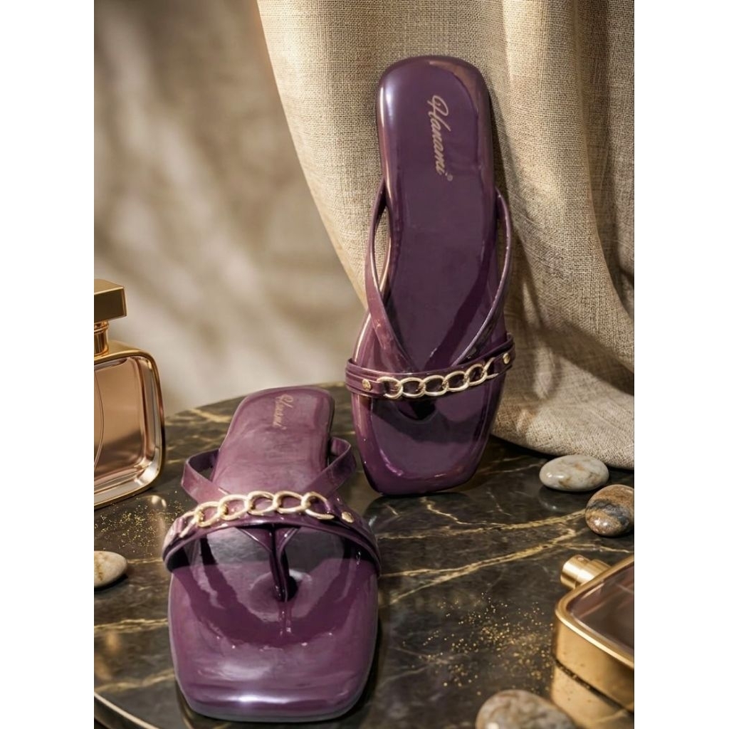Sendal Teplek Wanita Platform Jepit Flat Shoes HM 001