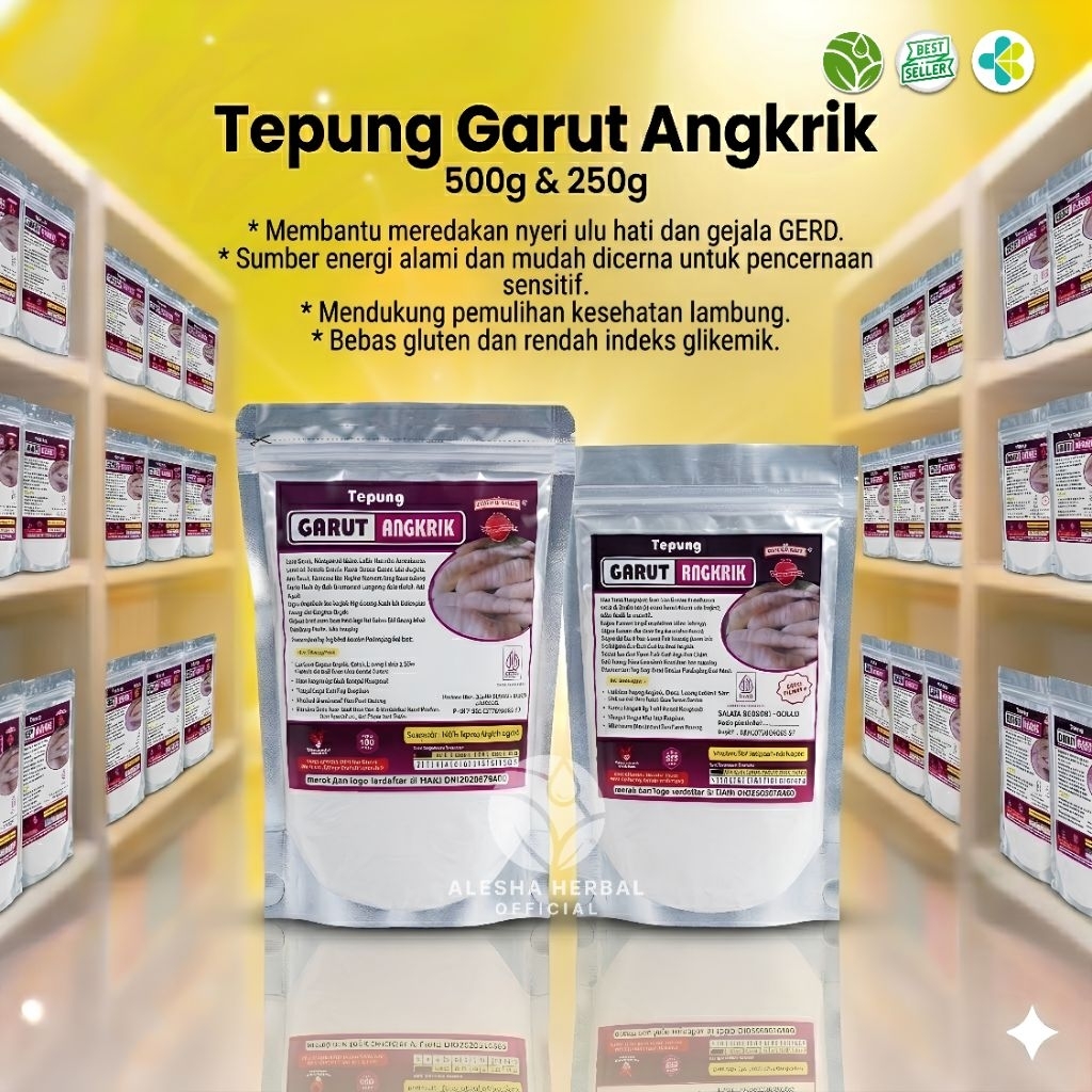 Tepung Garut Angkrik Asli
