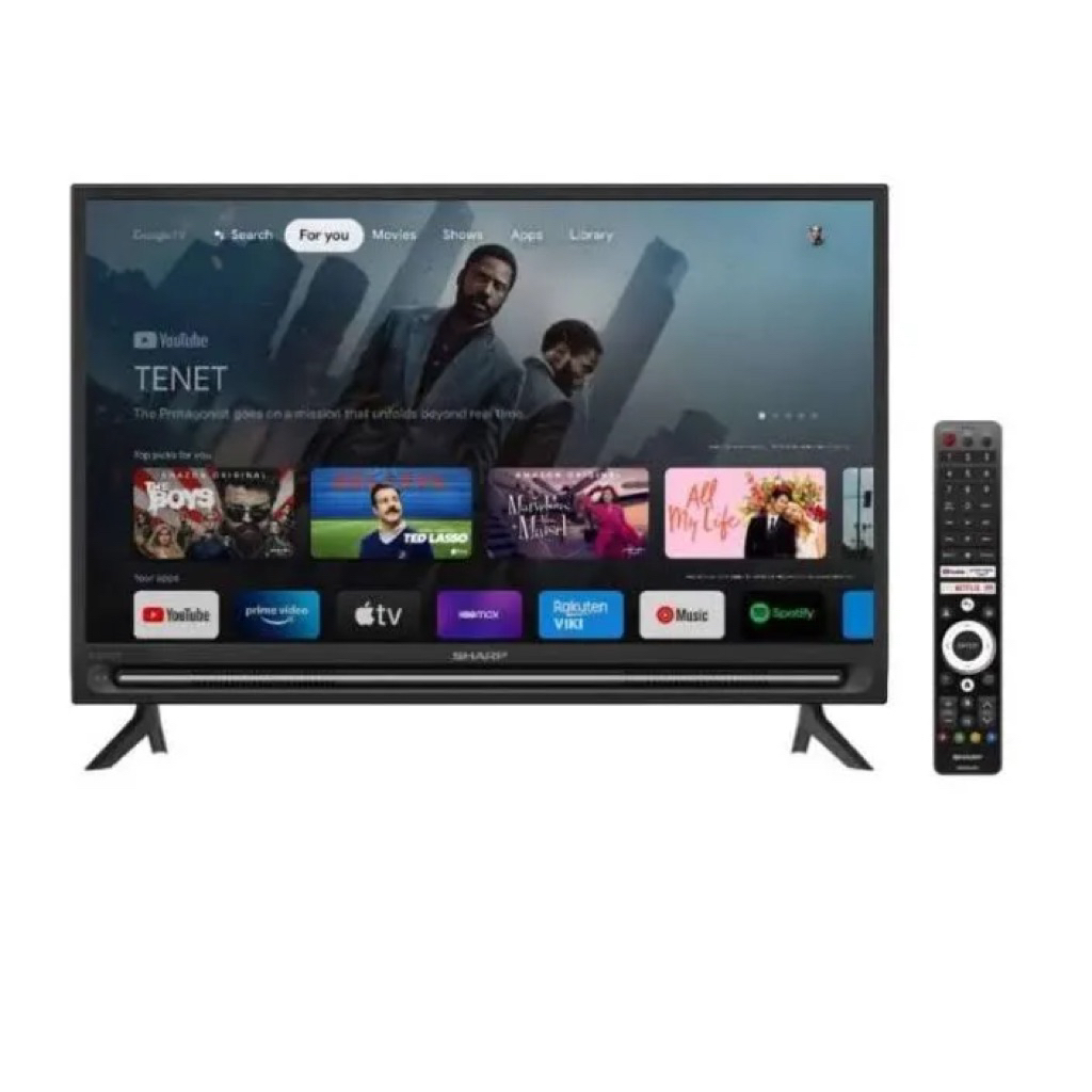 [CUCI GUDANG] TV SHARP 32 inch 2T-C32EG1I HD-Ready Smart Google TV