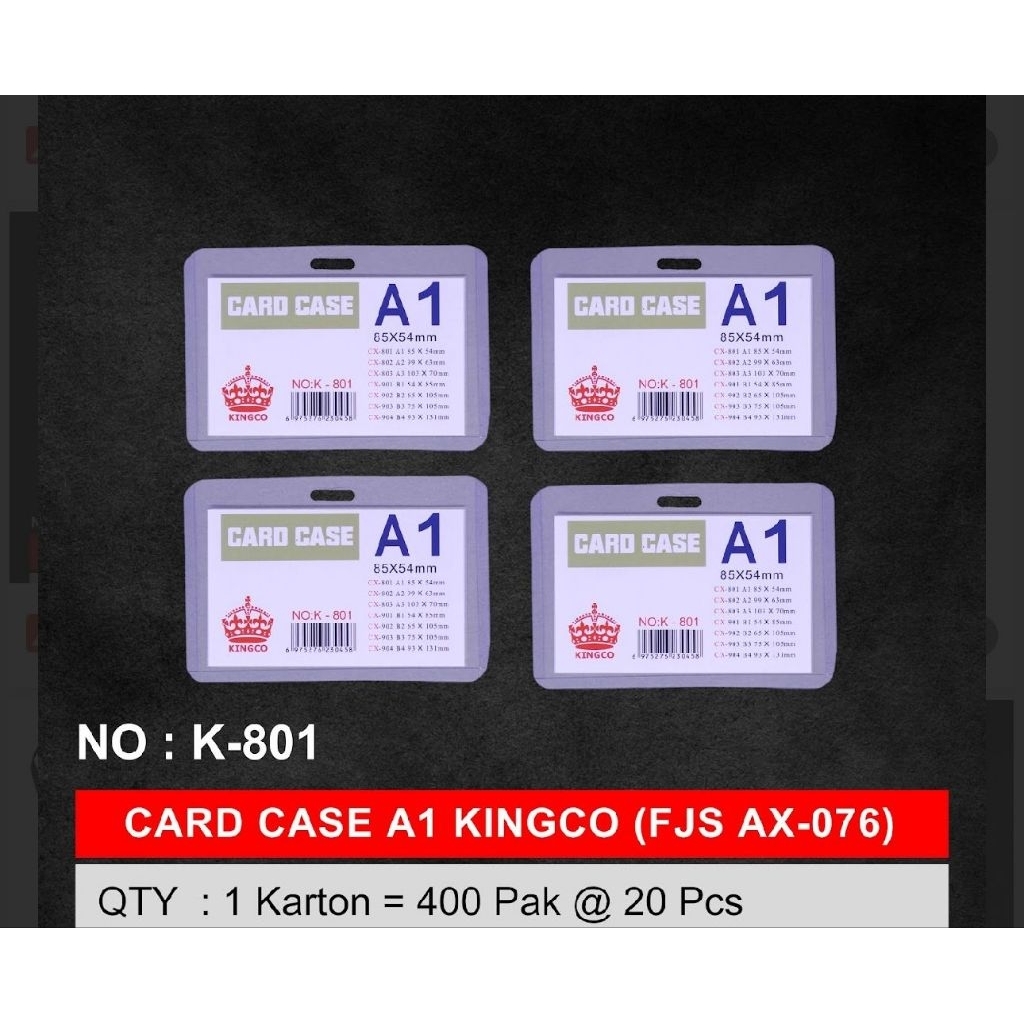 CARD CASE A1, A2, A3, B4, B6