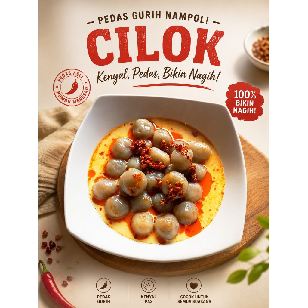 cilok kenyal kuah creamy keju 15 pcs | cilok kuah | cilok cocol