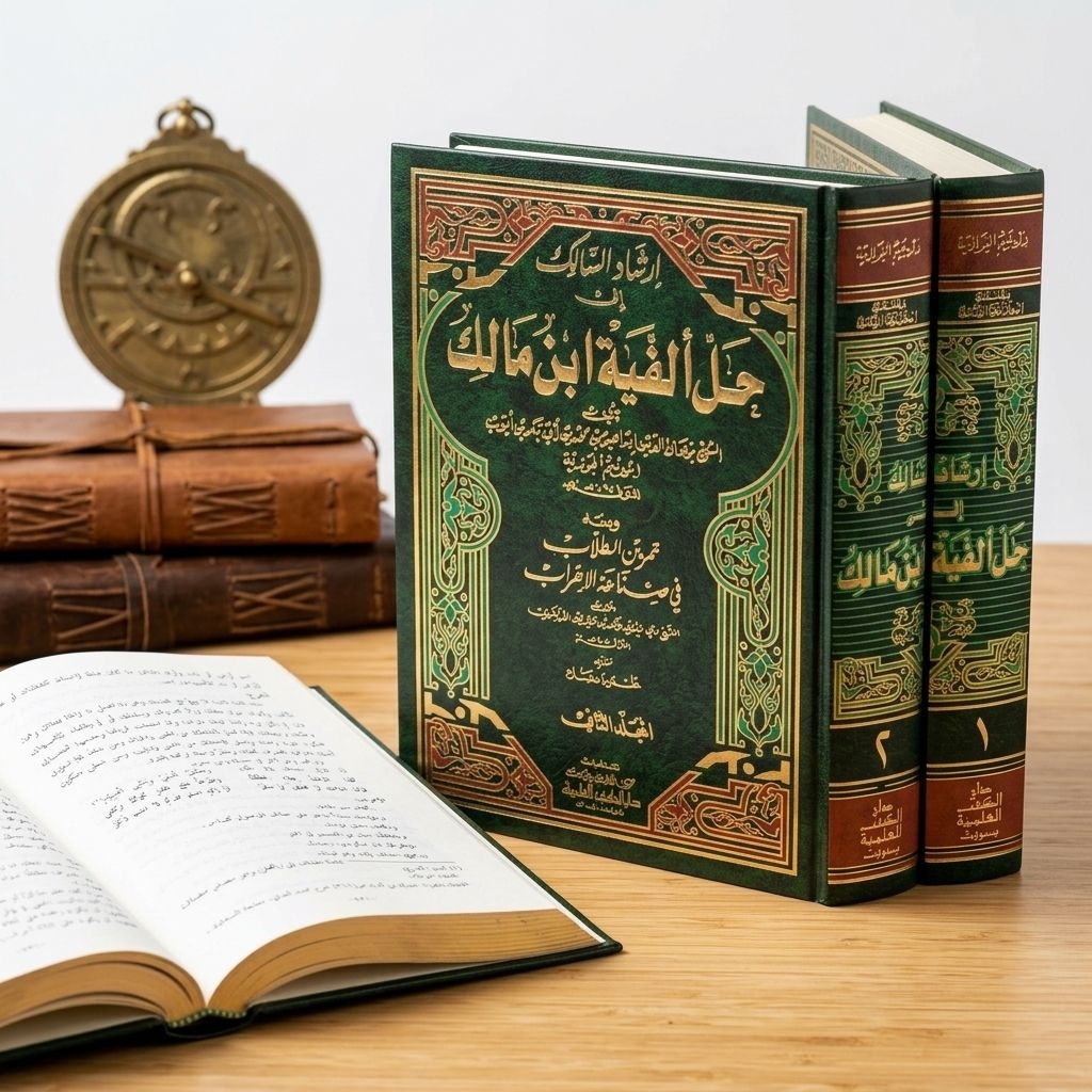 irsyadus Salik Ila Alfiyah Ibnu Malik 1-2 / putih / DKI Beirut