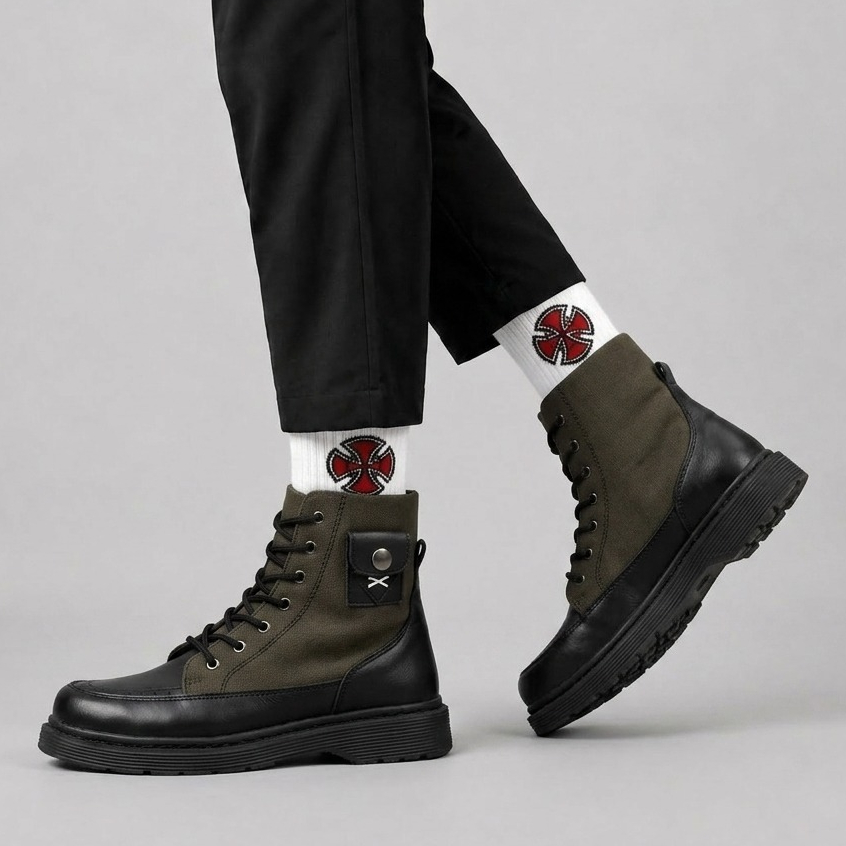 Sepatu Formal Docmart Boots Safety Pria