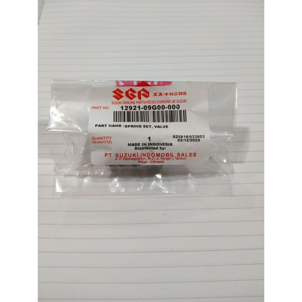 Per Klep Suzuki Smash ORI SGP 12921-09G00-000