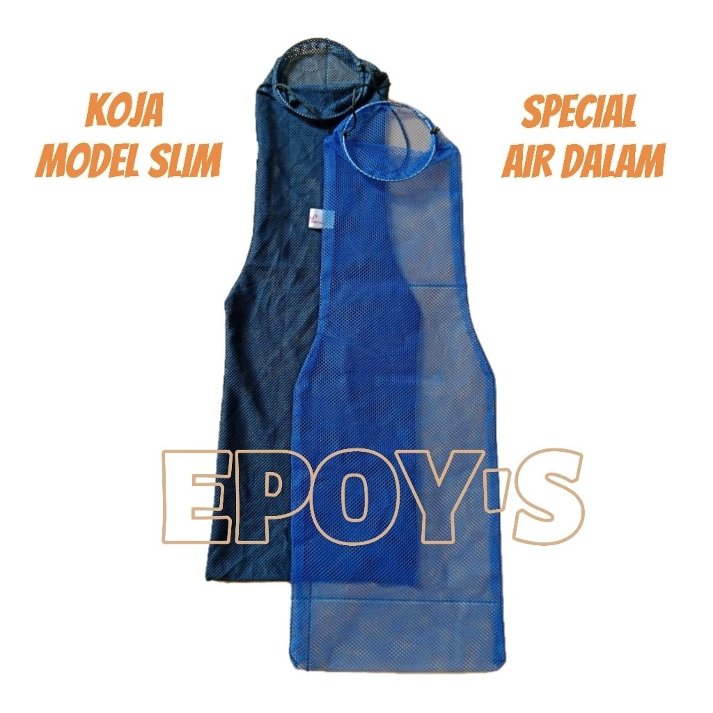 Koja ikan kecil.koja wader.korang.keramba wadah ikan mancing sungai.kolam. model slim bahan jala eig