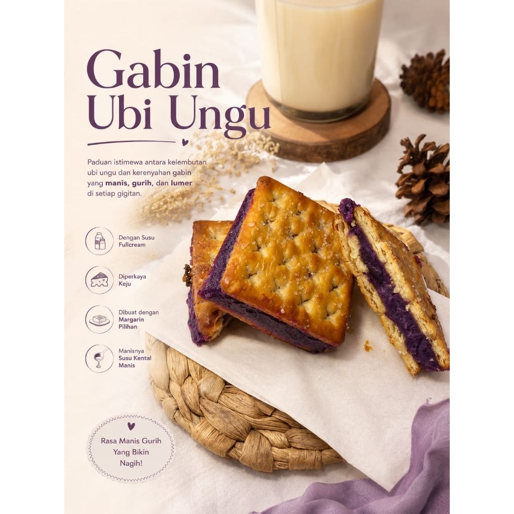 Kue Gabin Ubi Ungu