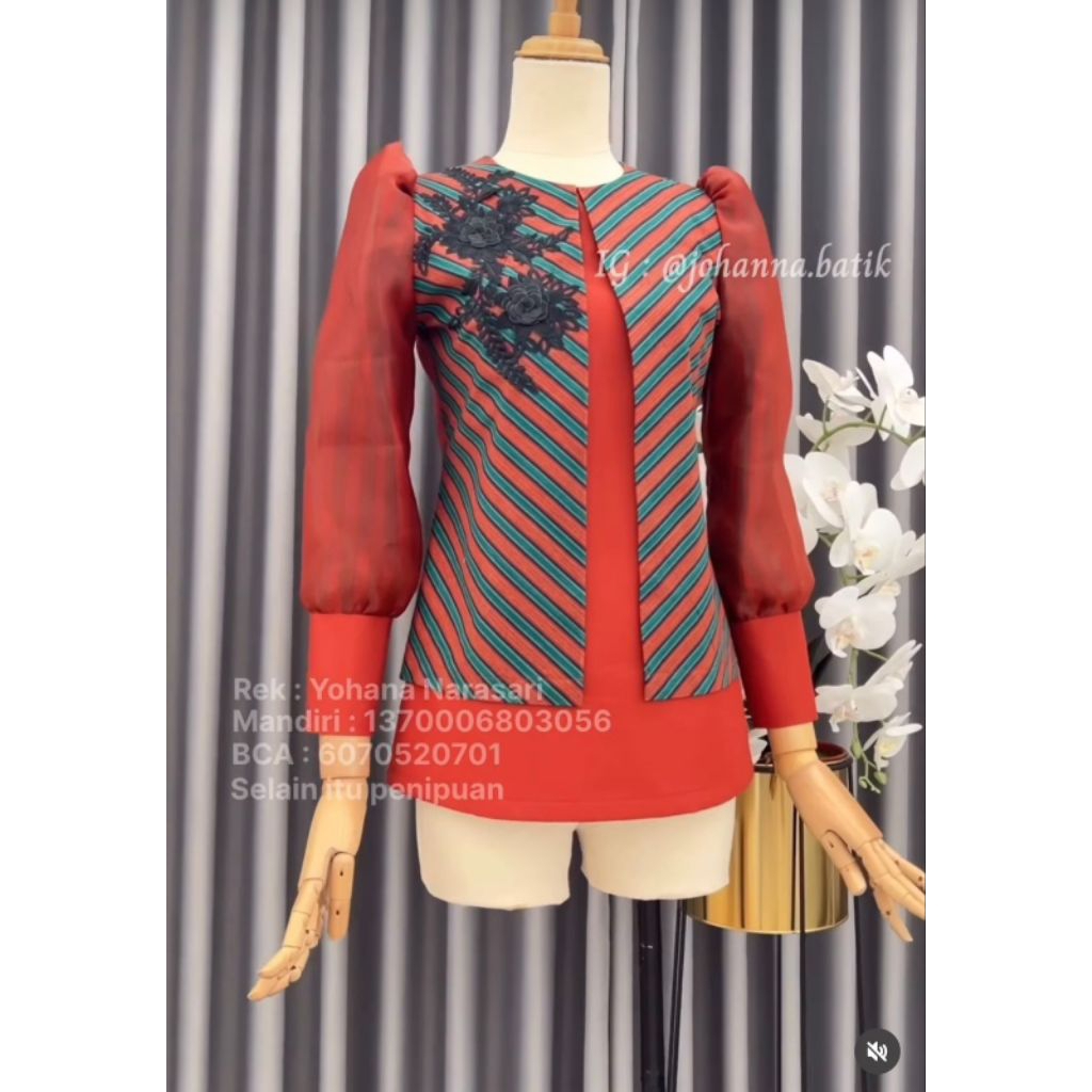 Atasan Batik Wanita Katun Premium by Johanna Batik