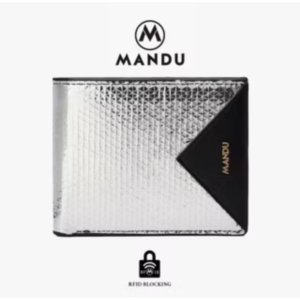 Dompet Pria Mandu Original Warna Silver