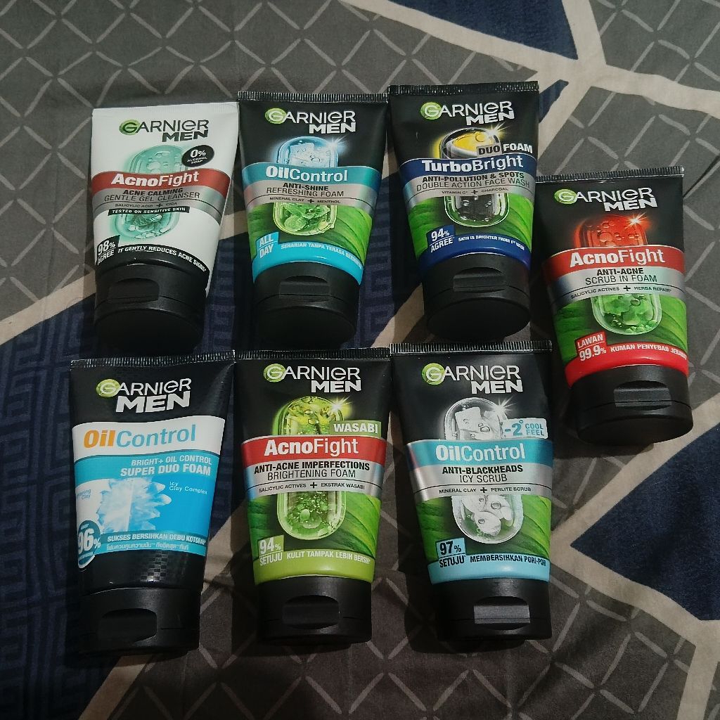 002| Garnier Men Sabun Cuci Muka Pria 100ml