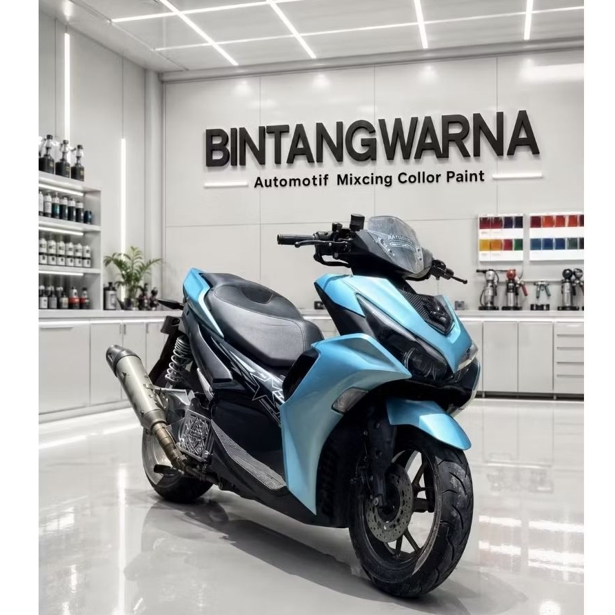 cat warna new ice blue cat biru ice cat biru muda cat blue shark cat motor cat shark blue cat mobil 