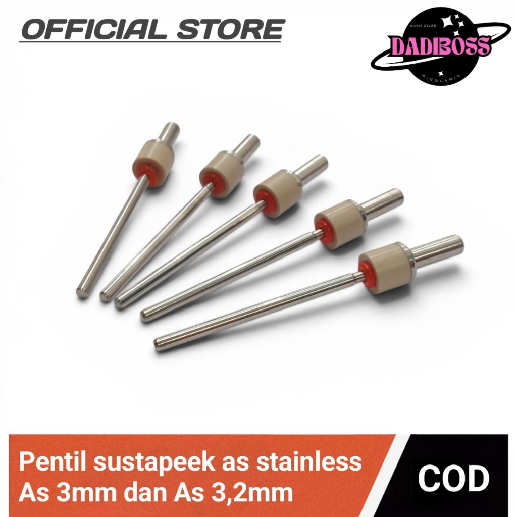 Pentil valve sustapeek as 3mm dan as 3,2mm / Pentil valve pcp