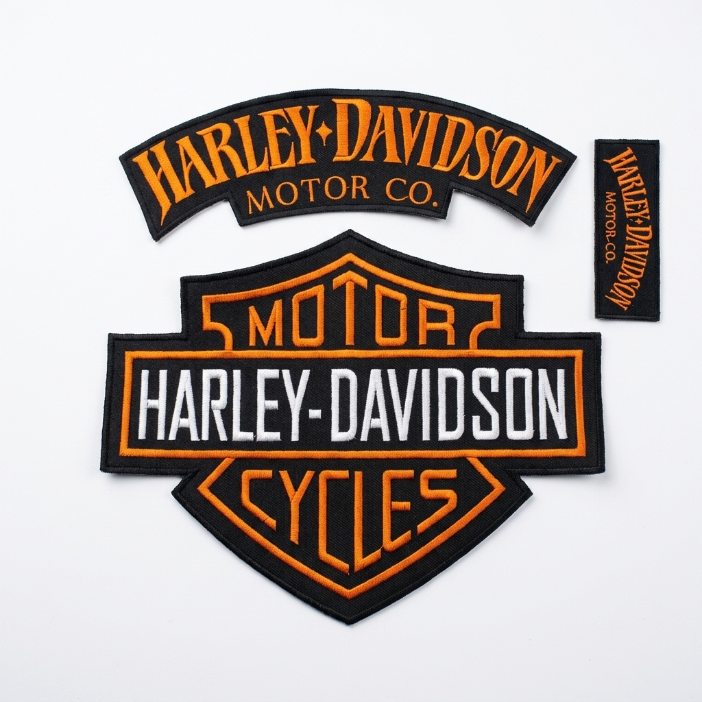 BACK PATCH EMBLEM BORDIR // EMBLEM BORDIR HARLEY DAVIDSON