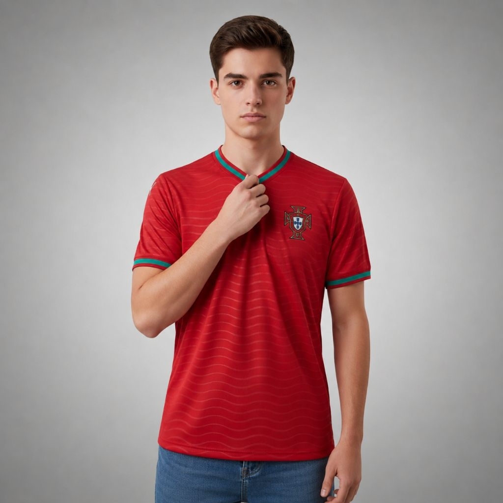 Jersey Portugal Home World Cup 2026 Grade Original - Jersey Portugal Piala Dunia Terbaru High Qualit
