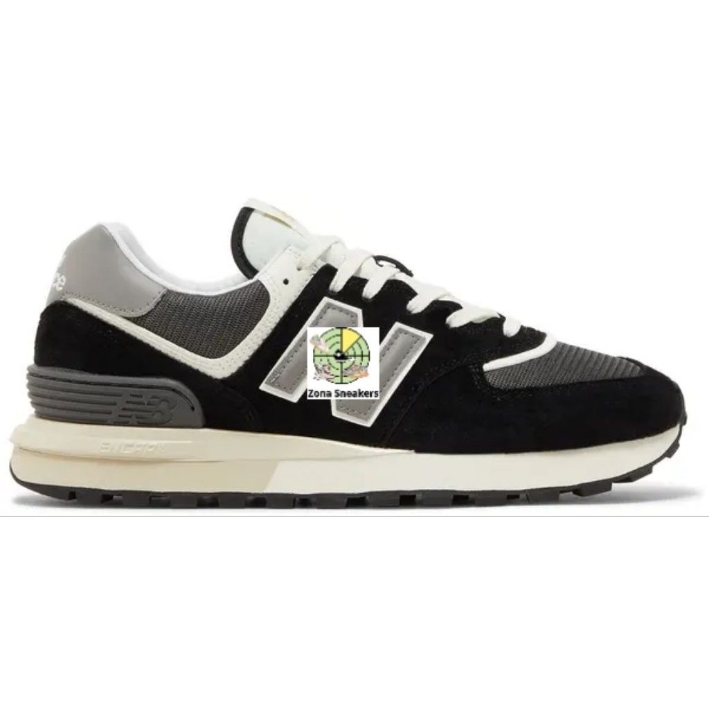 Sepatu NB 574 Legacy Black Marbelhead
