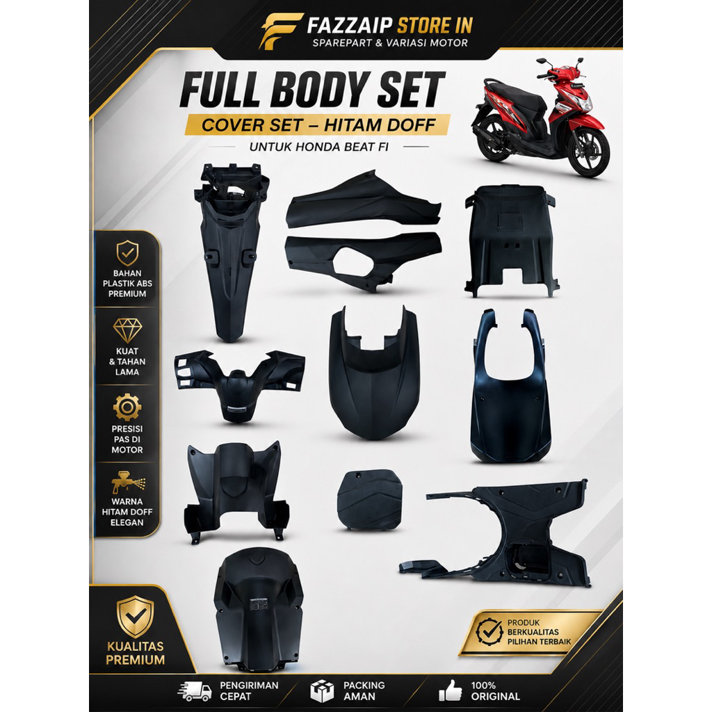 Body Kasar Beat FI 2013 2014 Starter Kasar Narita Fullset Body Motor Beat FI