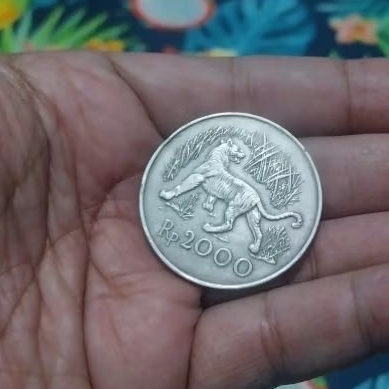 Koin Perak Macan 2000