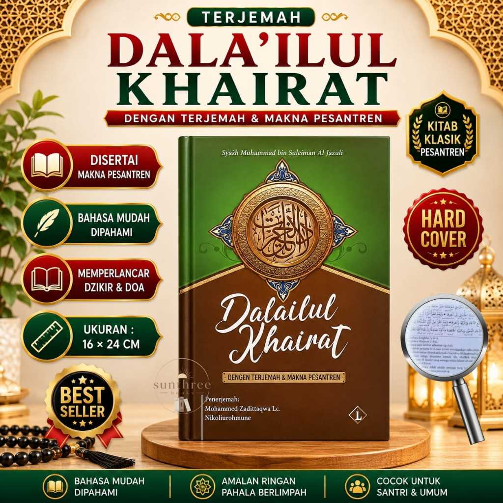 Terjemah Dala'ilul Khoirot Dengan Makna Pesantren Besar  - terjemah dalailul khoirot - makna pesantr