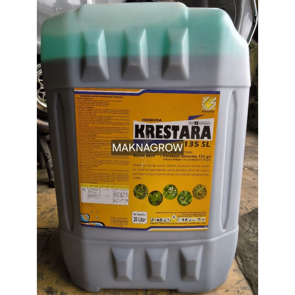 Herbisida kontak KRESTARA 135 SL Racun rumput 20 liter