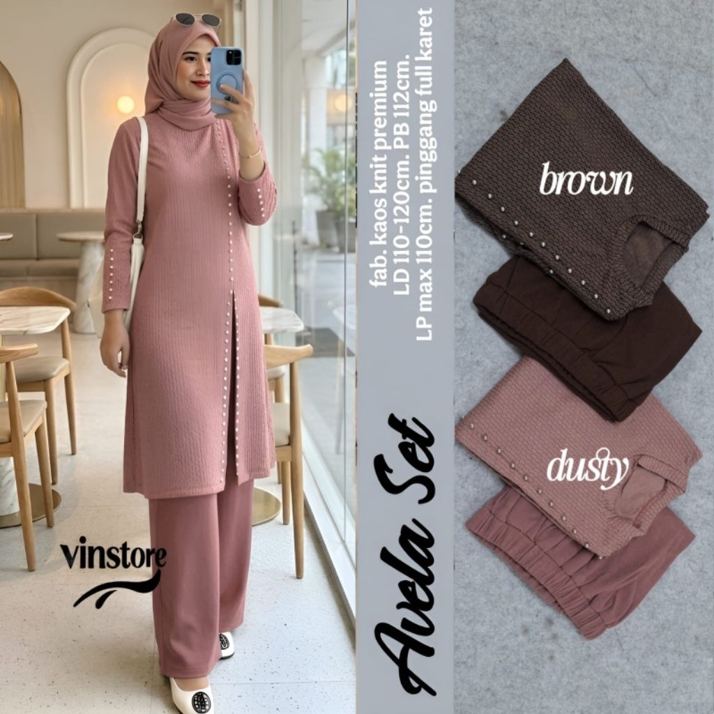 SETELAN WANITA AXELA SET ORIGINAL BY VINSTORE TERMURAH BISA COD
