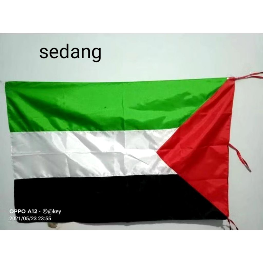 Bendera Palestina ukuran sedang 90x60 Elegan