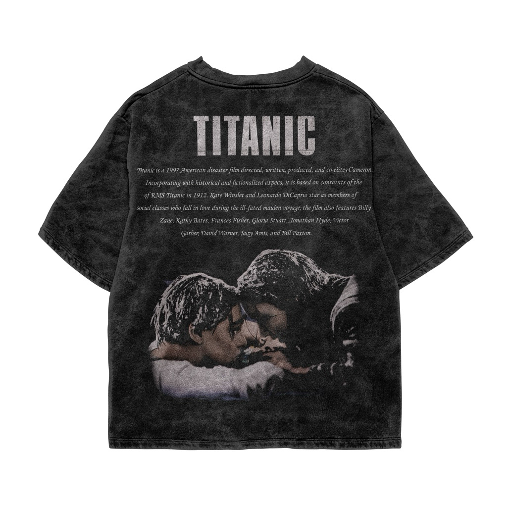 BOOTLEG - (Titanic Raptee) Oversize 16S HeavyWeight Cotton Washed / Baju Oversize 16s HeavyWeight Co
