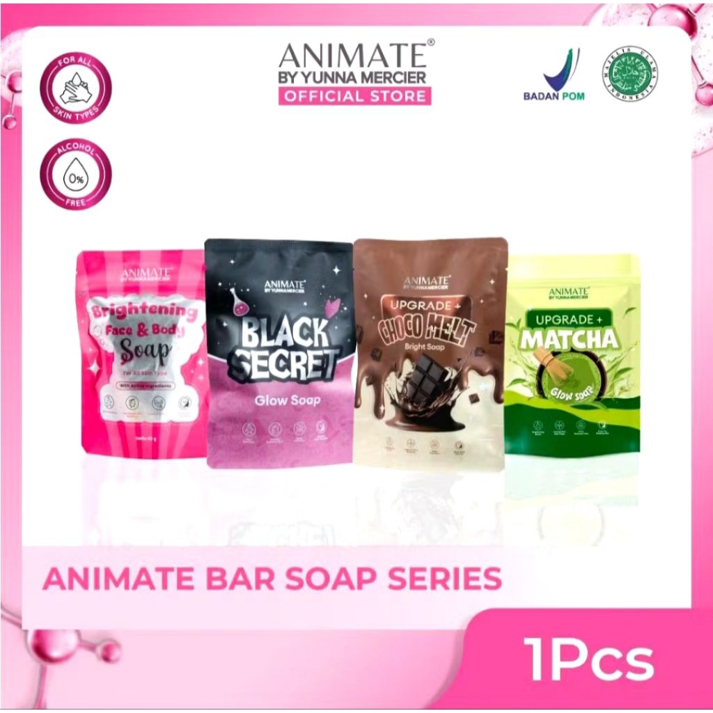 Animate Face & Body Soap Series | Bar Soap Animate | Animate | Animate Original | Sabun Animate | Sa