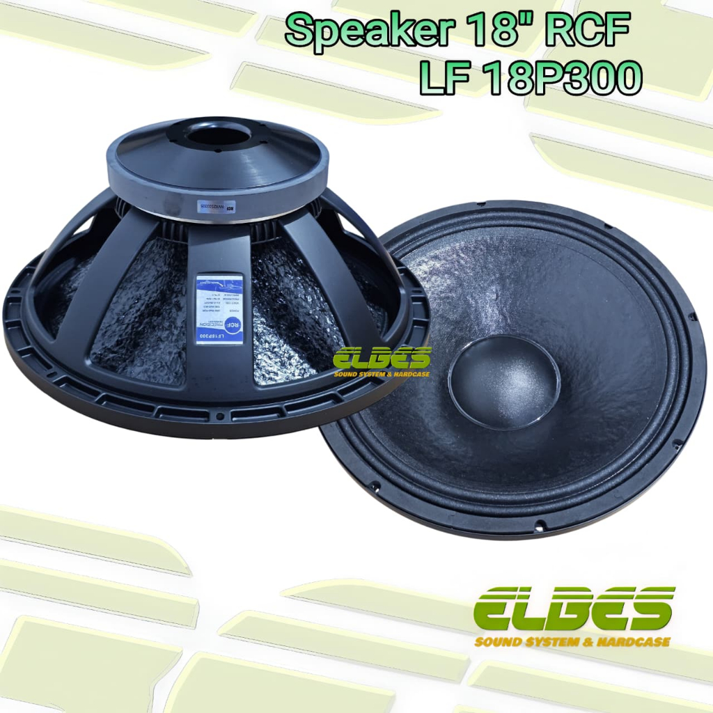 speaker RCF 18" LF 18P300 coil 4 in daun coating