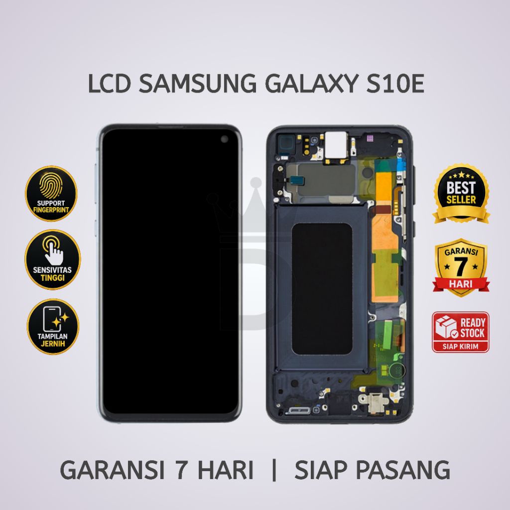 LCD TOUCHSCREEN SAMSUNG S10E OLED FULLSET + FRAME